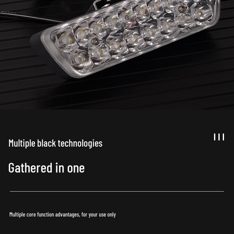 Super lysstærk 18-LED Vandtæt Motorcykel Spotlys 12V-60V X20