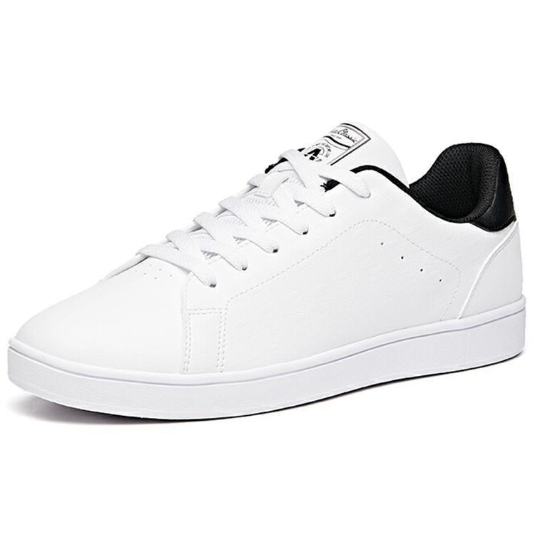 Anta Life Collection Slip Resistant, Abrasion Resistant, Breathable Low top Skateboard Shoes Men's White Black 912048016-4