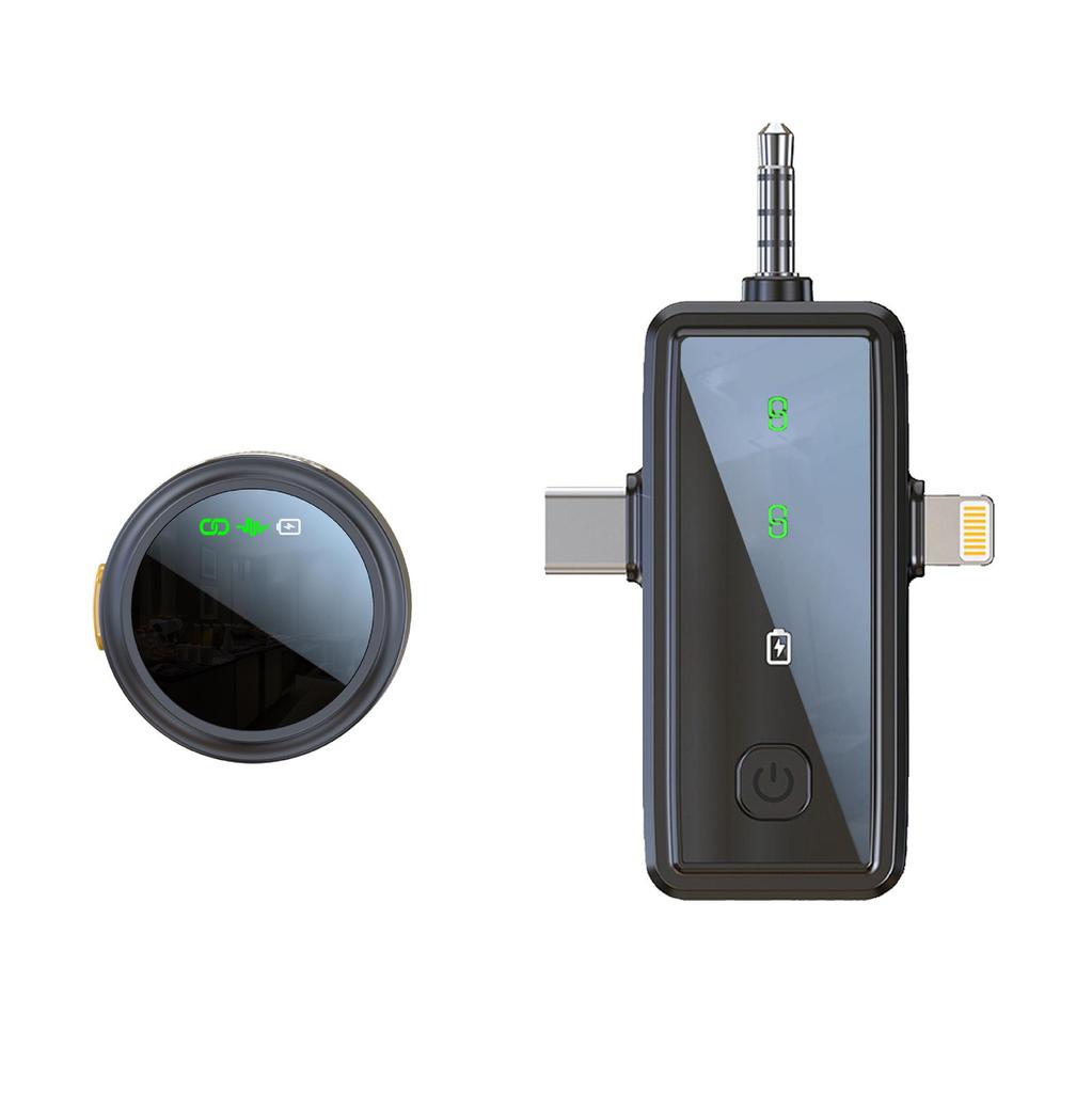 New J81 Lavalier Microphone: Smart Noise Reduction, Wireless J82 Three-in-One Mic