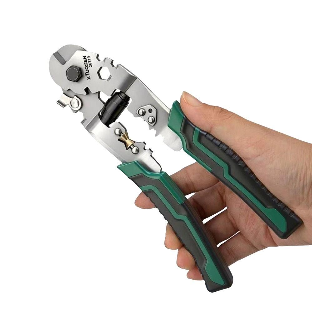 Rubber Grip Wire Stripper Pliers Multifunctional Cable Stripper Pliers Cable Repair