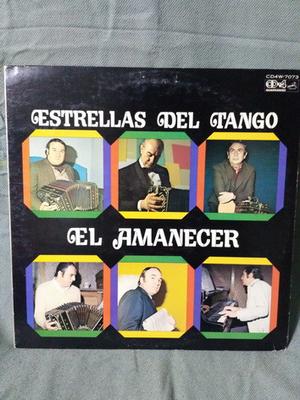 LP Record ESTRELLAS DEL TANGO  El Amanecer CD4W7073 VICTOR 1974 Japan Obi World Music Used