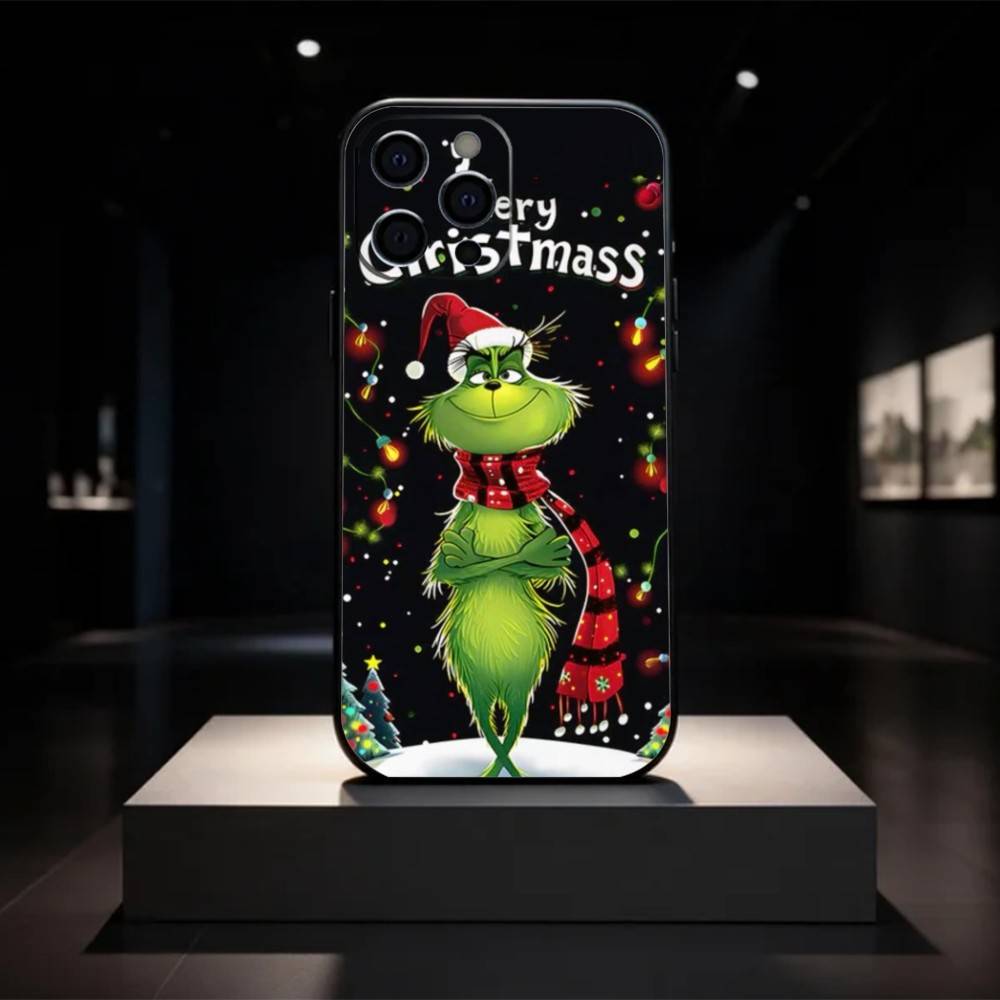 C-Christmas G-Green M-Monsters Phone Case Silicone Soft For IPhone 17 16 15 14 13 12 11 X XR Plus Pro Max Plus