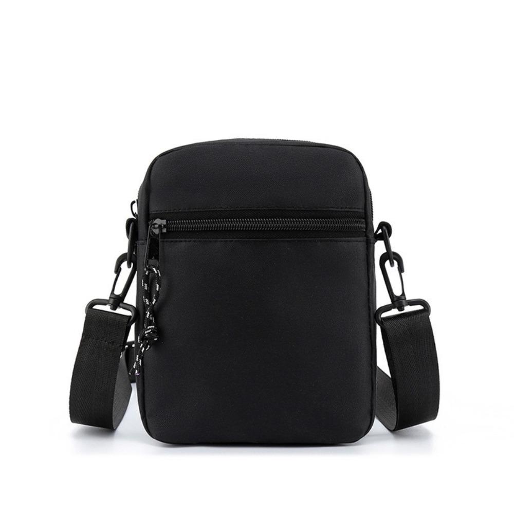 Lightweight Men's  Crossbody Bag Solid Color Small Square Bag Business Shoulder Bag  Business