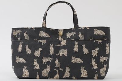 DDintex FLORET LONDON Bag-in-Bag 03, Miao, Gray, 27 X 5 X 15 Cm [Liberty Print]