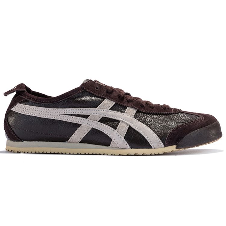 ONITSUKA TIGER Mexico 66 Vintage Coffee Unisex Trampki Brązowe Piórkowo-Szare D2J4L-2912
