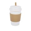 450ML Coffee Cups With Lids Wheat Straw Reusable Portable Coffee Cup Dishwasher Safe Coffee Mug Coffee Tea Travel Cups