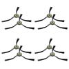 4 Pair 3-Armed Side Brushes for Lefant M210 M210S M210B M213 Vacuum Cleaner Side Brush Replacement Accessories