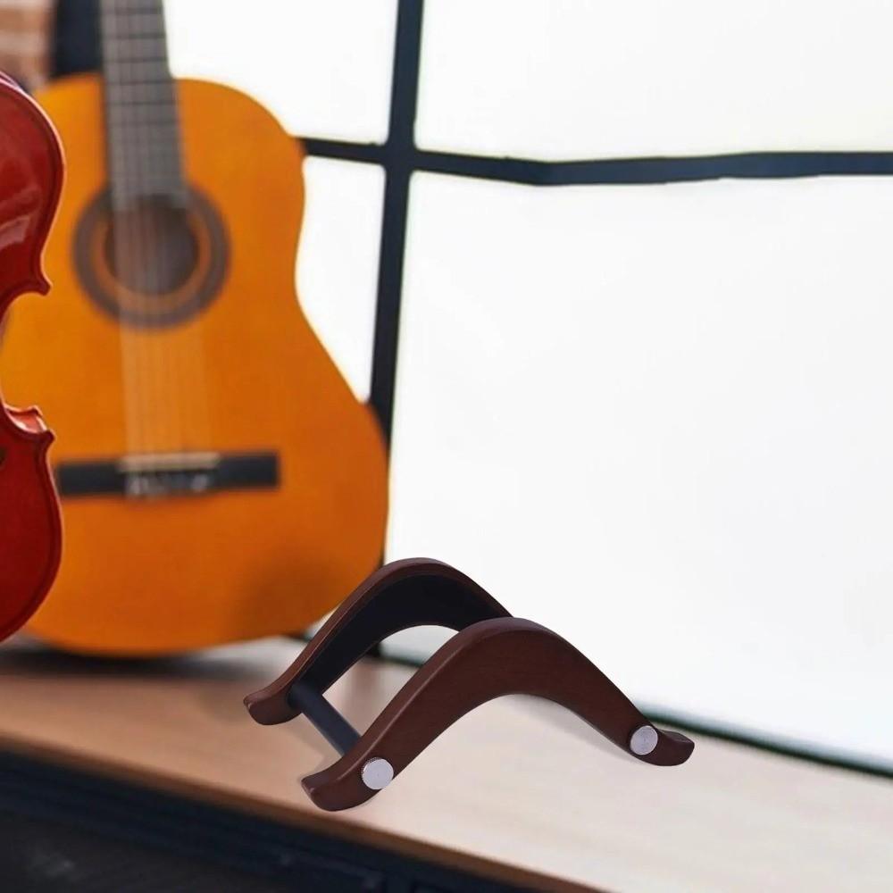 Stable Guitar Support Stand Wooden Ukuleles Bracket Electric Guitar Storage Rack  Electric Bass