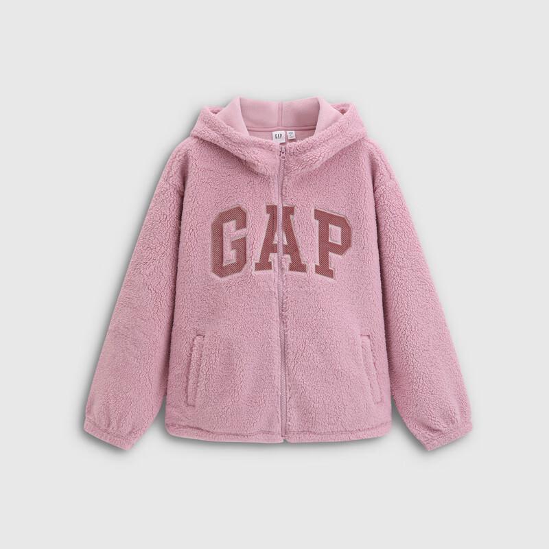 Gap Women's 2025 Autumn Corduroy Logo Loose Hoodie