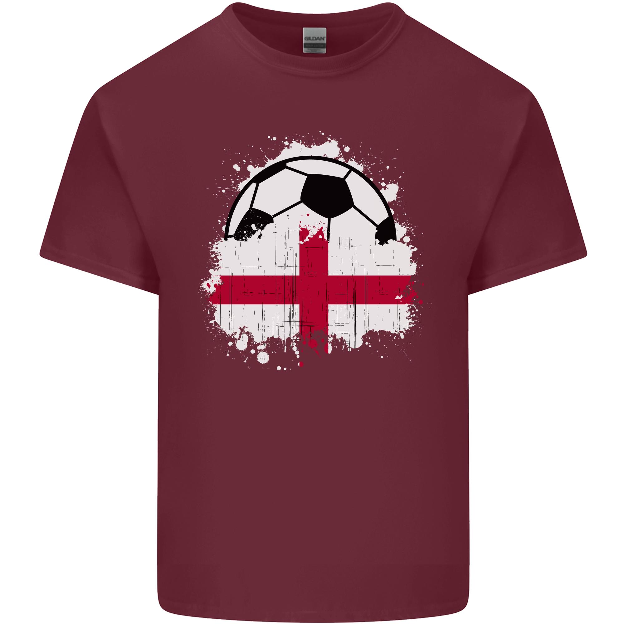 England Football Flag Unisexs Light Cotton TShirt S