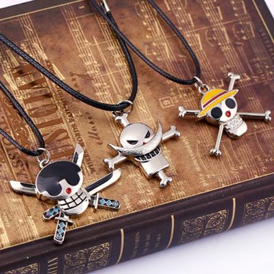 Anime ONE PIECE Luffy Zoro Whitebeard Alloy Jewelry náhrdelník