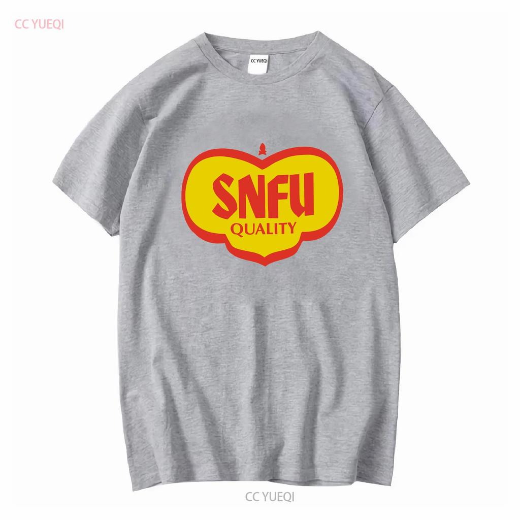 Snfu tourt um die Welt und anderswo Hardcore-Punk 80er Remake Shirt TE2506 lange Ärmel Vintage Gewaschen Stilvoll