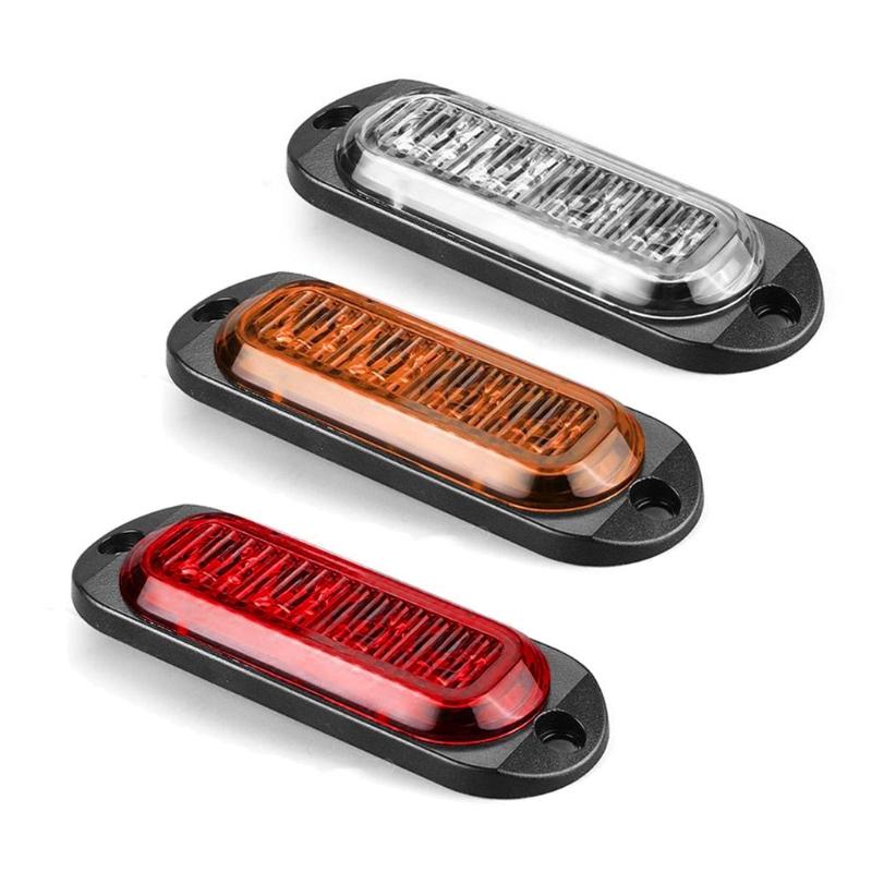 4LED Turn Signal Stop Brake Light For Car Trailer Truck Pickup Indicator Waterproof Taillamp Side Marker Lamp Tail Light