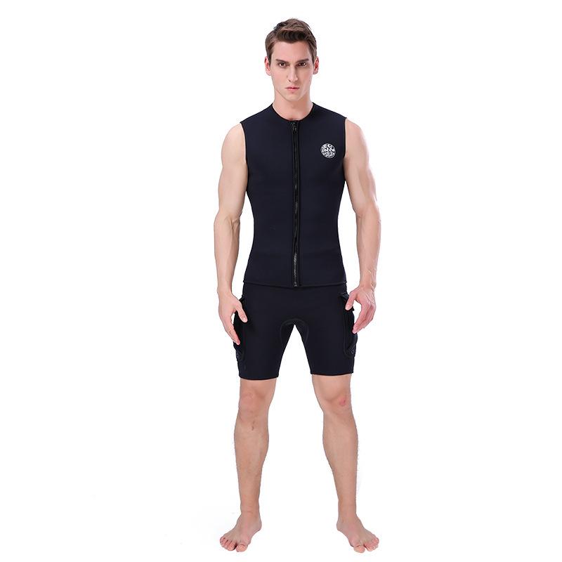 SLINX 3mm Diving Vest: Unisex, Sleeveless, Velvet-Lined Wetsuit for Warmth