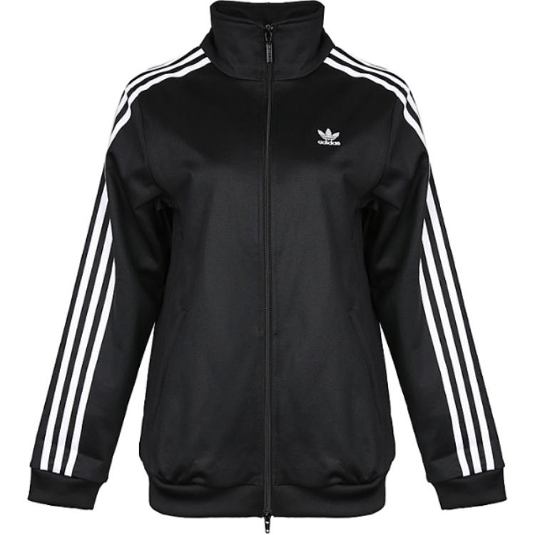 Adidas Originals 3-Stripes Full Zip Track Jacket Womens Black CE2424 30
