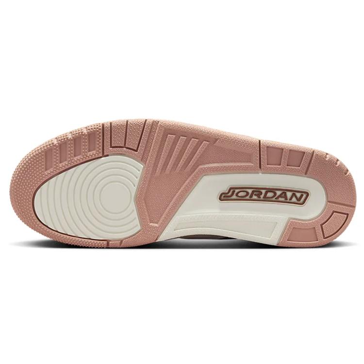 Jordan Legacy 312 Abrasion Resistant Slip Resistant Low top Vintage Basketball Shoes Women's White Pink FQ7827-116(Team181-)