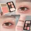 All-in-One Color Makeup Palette, Eyeshadow, Contouring, Highlighter, Blush, Portable, Warm Tone, Cool Tone, Daily, 1 Pcs, 02 Peach Gold Brown