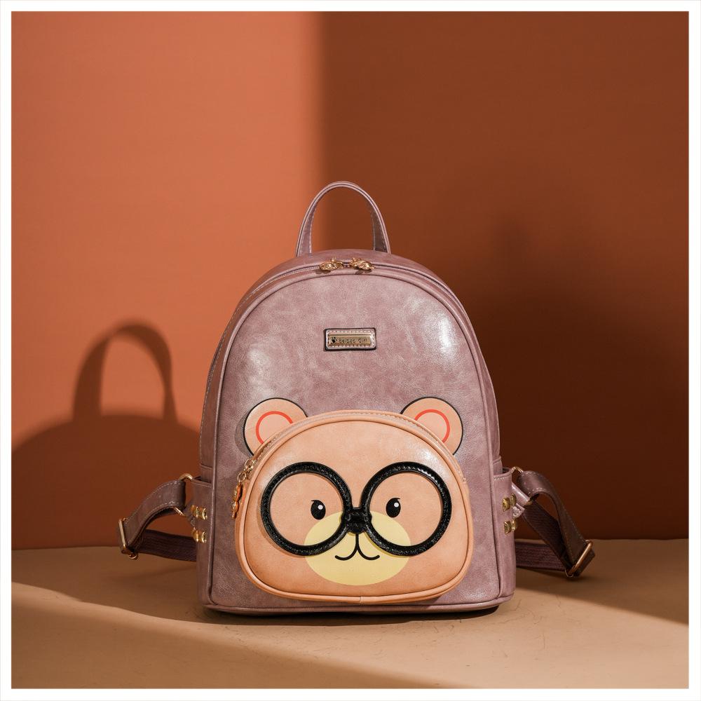 Studentský batoh s velkou kapacitou jednoduchá multifunkční taška přes rameno dámská kreslená taška nová