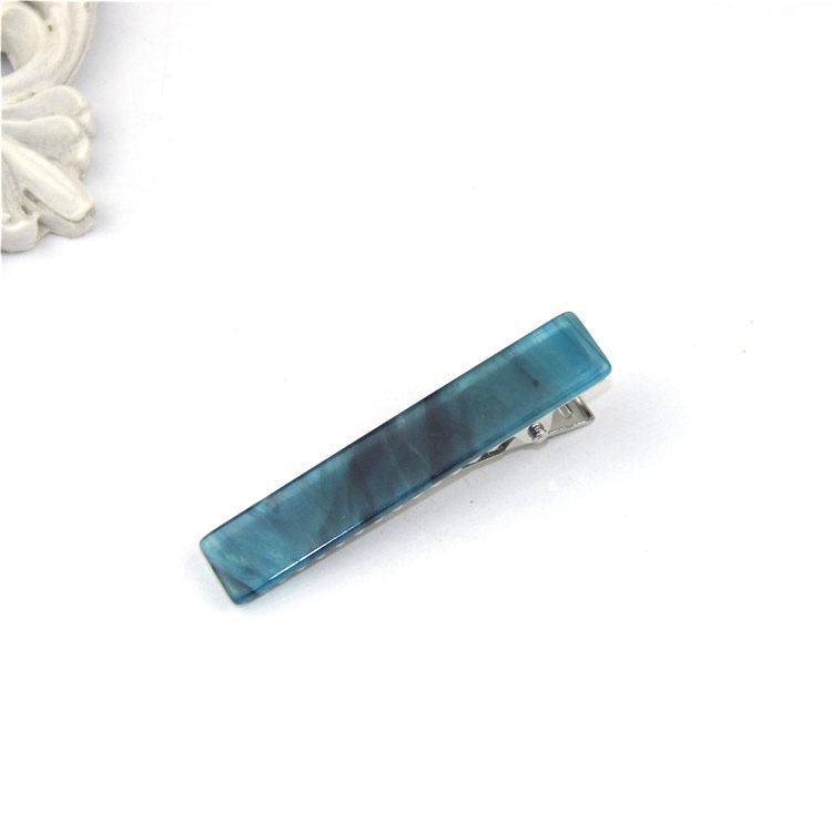 1PCS Fashion Alligator Clips Acetate Zinc Alloy Hair Clips Simple Rectangle Hair Clips Headwear Woman Hair Accessories