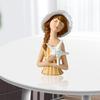Figurine Storage Pencil Artware Collectible Statue Sculpture for Bedside Table Bedroom Living Room