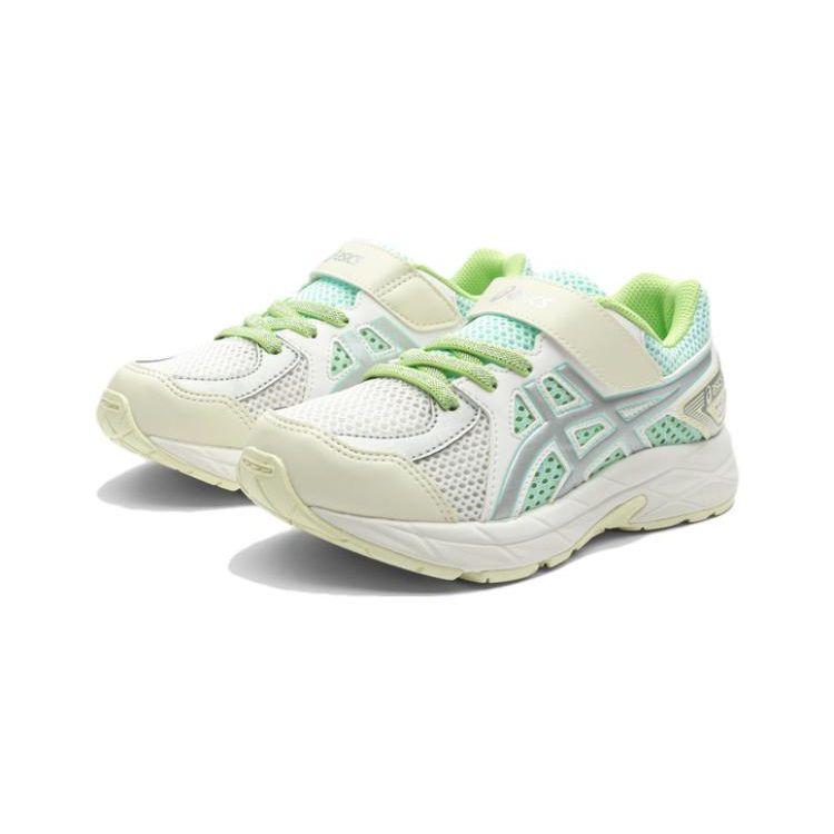 Asics Contend Jog Comfortable Lightweight Stable Daily Outdoor Sports Running Shoes Kids Sneakers Light-Green 1014A329-100