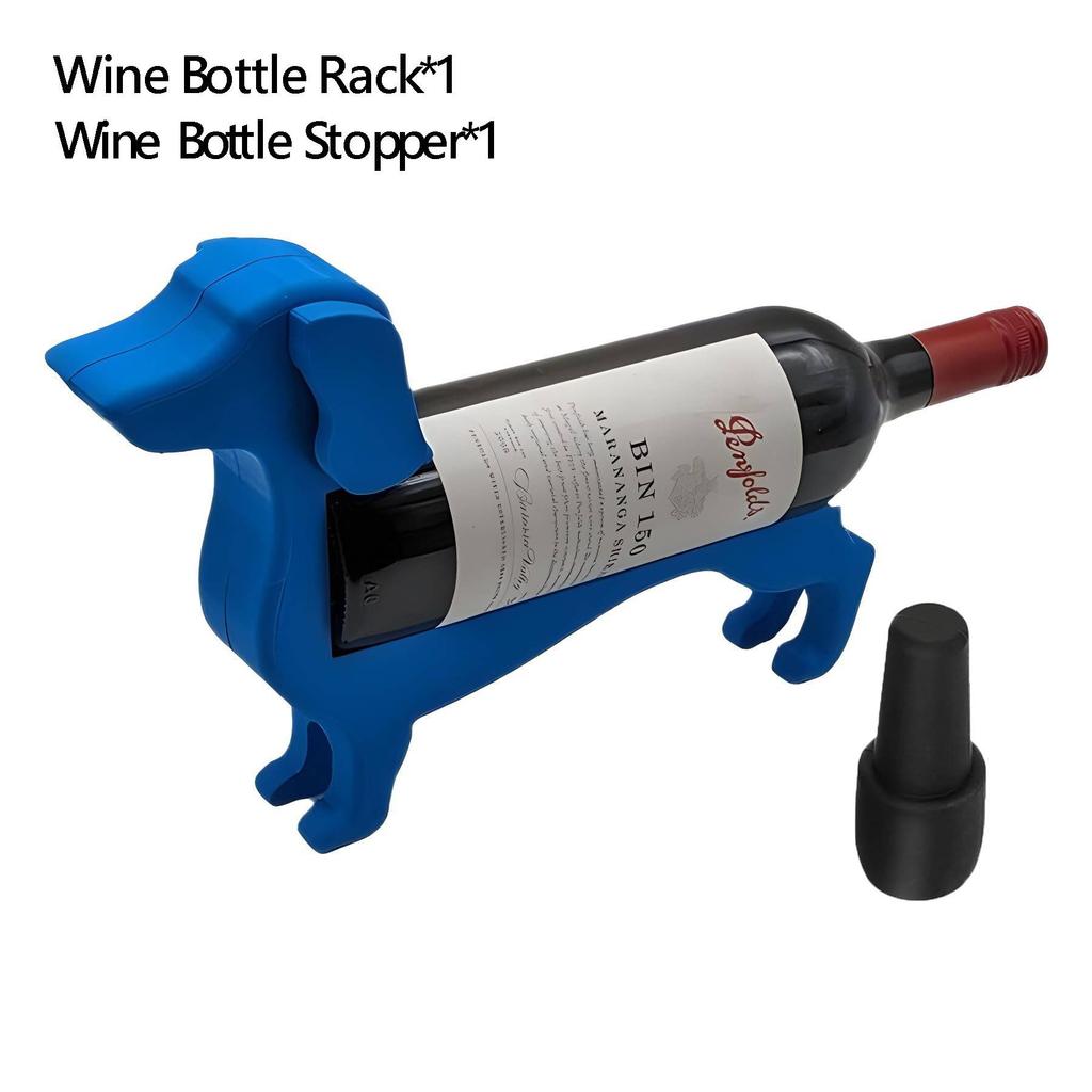 Creative Dachshund Wine Bottle Holder Wine Beverage Storage Rack For Bar Home Wine Bottle Rack Practical Decorative Sausage Dog