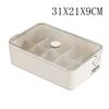 10/15 Grids Underwear Storage Box with Cover Wardrobe Storage Box Panties Socks Organizer  for Home