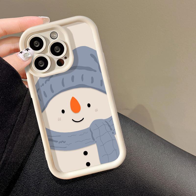 Christmas Phone Case for iPhone 11 13 12 14 15 16 Pro Max XR XS Samsung A15 A55 A05 Redmi 12 13C OPPO A16 A18 A60 Reno 11 Vivo Y17S Y12 Infinix Note