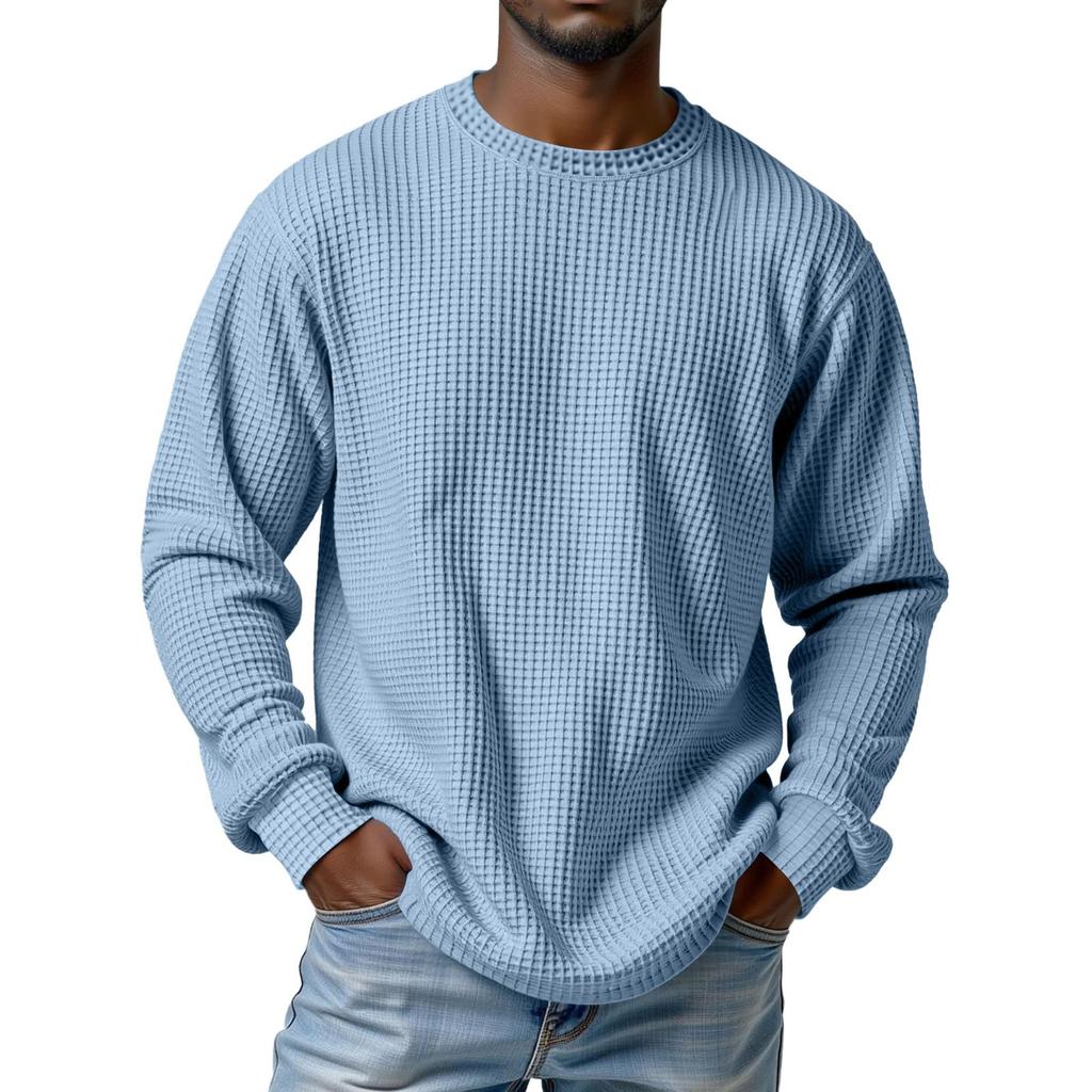 Men's Knit Casual Collar Pullover , Long Sleeve Daily Wear