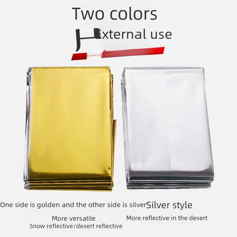 Emergency Survival Thermal Blanket for Outdoor Disaster Relief and Cold/Sun Protection