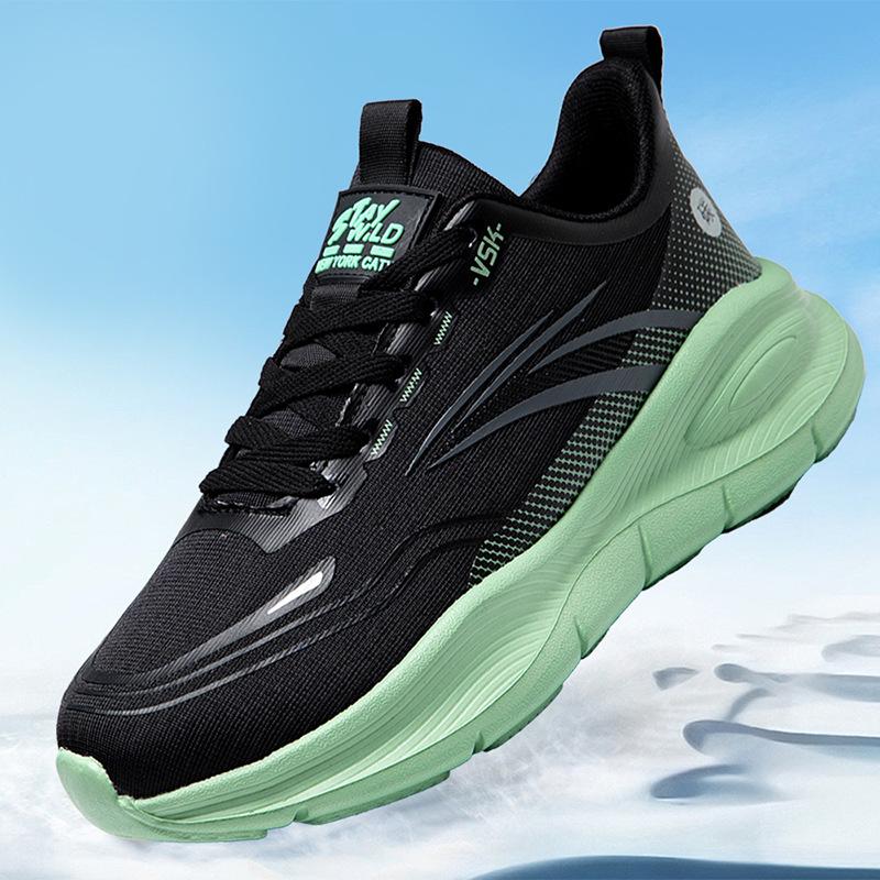 Paulo Siwei straight hair spring new casual large size sports shoes breathable high elastic casual 36