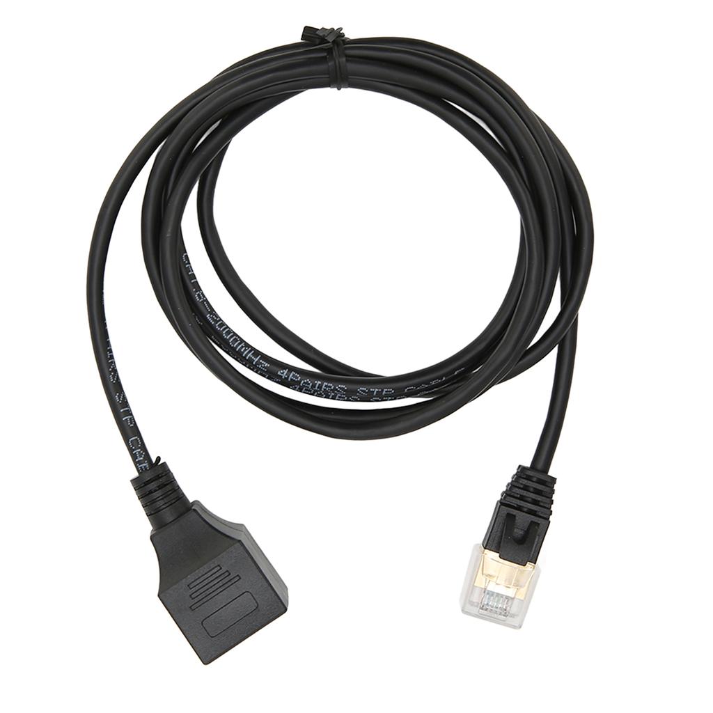 CAT8 Ethernet Cable CAT8 OD 3.8mm Ultra Fine Wire 8P8C 10 Gigabit Male to Female RJ45 Straight Head 1.5 Meters Cable