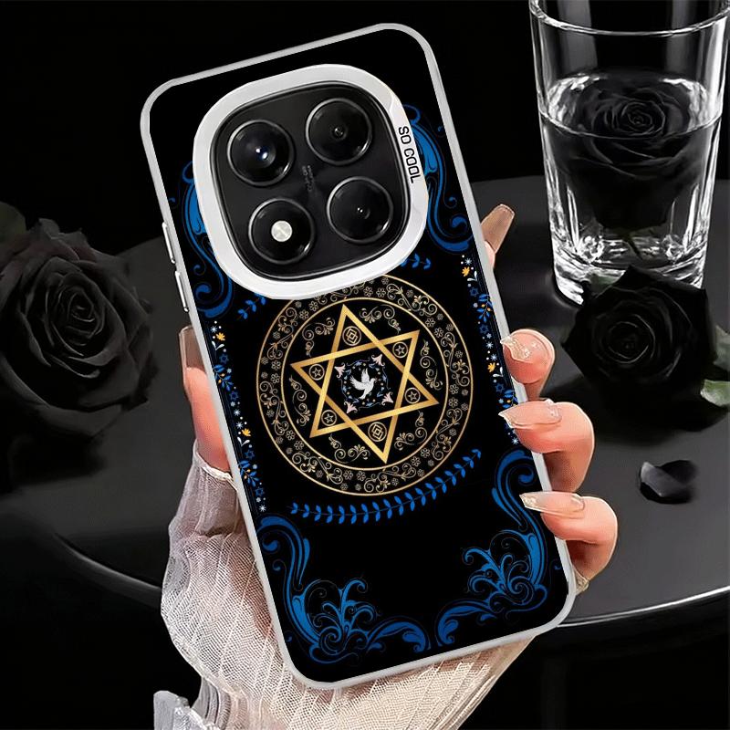 

David Jewish Star Symbol Soft Phone Case for Xiaomi Redmi Note 13 14 15 Pro Plus 12S 12 11S 11 11T 10S 10 Shockproof Cover Back Redmi Note 15 Pro 4G
