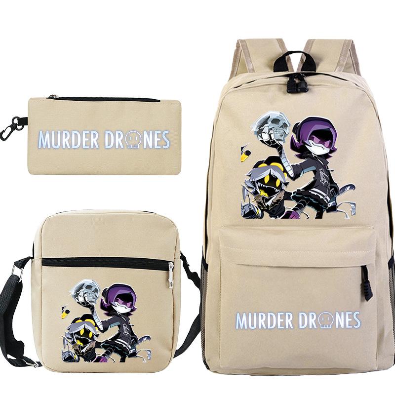 Neuer Murder Peripherie-Trend Schulterrucksack-Set Lässige Stiftetasche Grund- und Sekundarschultasche