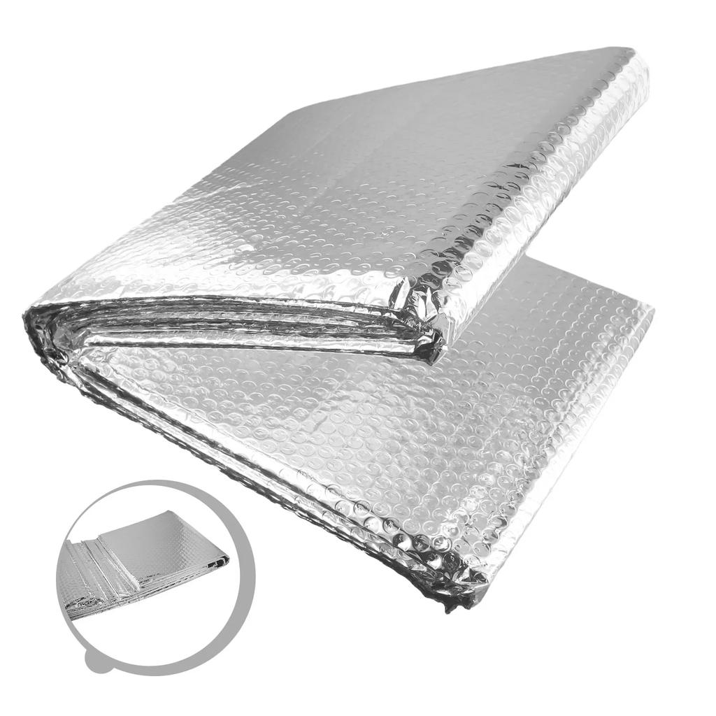 Cut To Size Double Sided Aluminum Foil Energy Saving Insulation Reflects Heat Affordable Solution Easy To Install