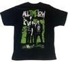 T-shirt Unisexe Noir à Manches Courtes Groupe de Rock All Time Low