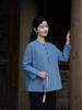 Women's Spring-Summer Ramie Zen Practice Top - Chinese Retro Style
