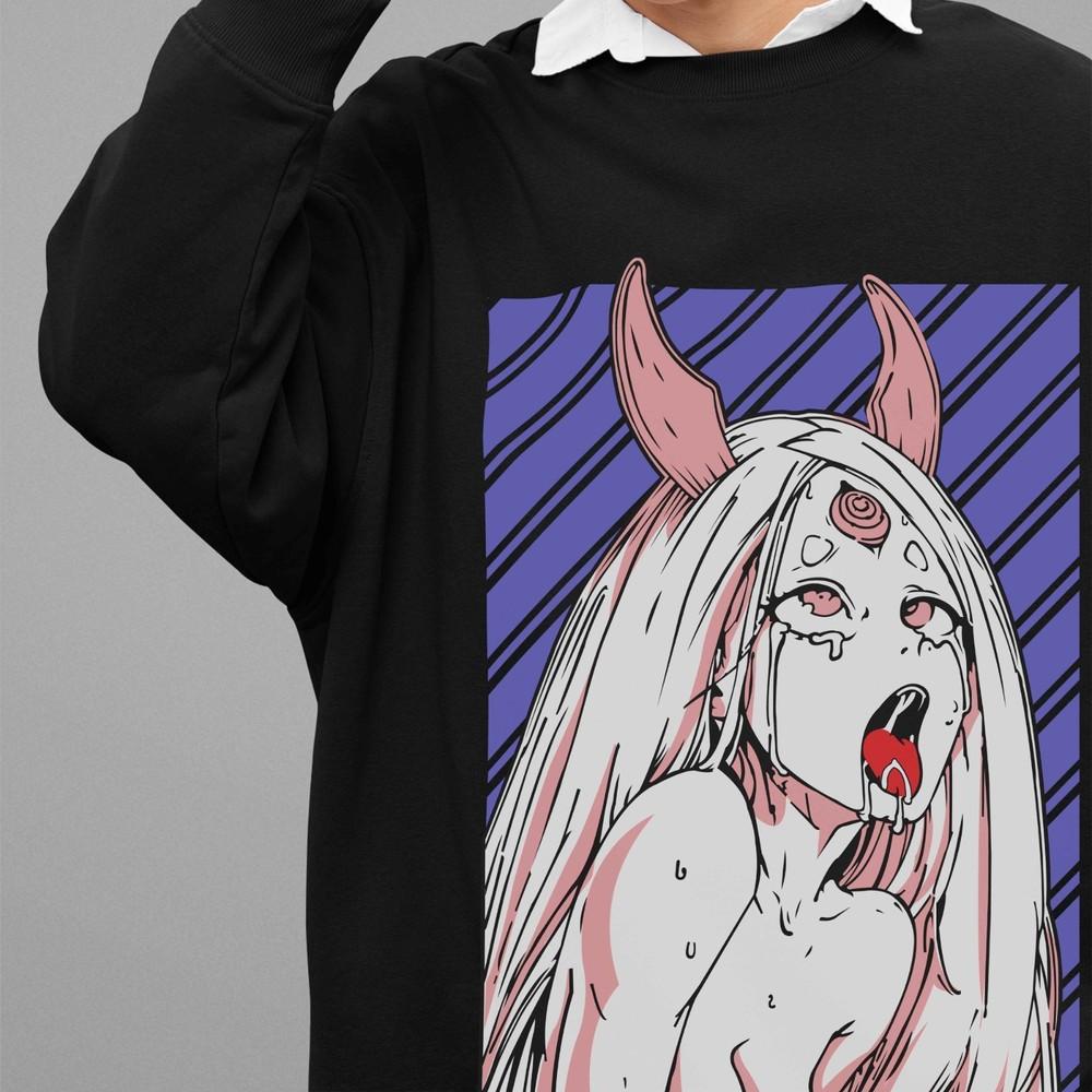 

Аниме Толстовка Наруто Свитер Кагуя Ооцуцуки Боруто Унисекс Вайфу Пуловер 2XL