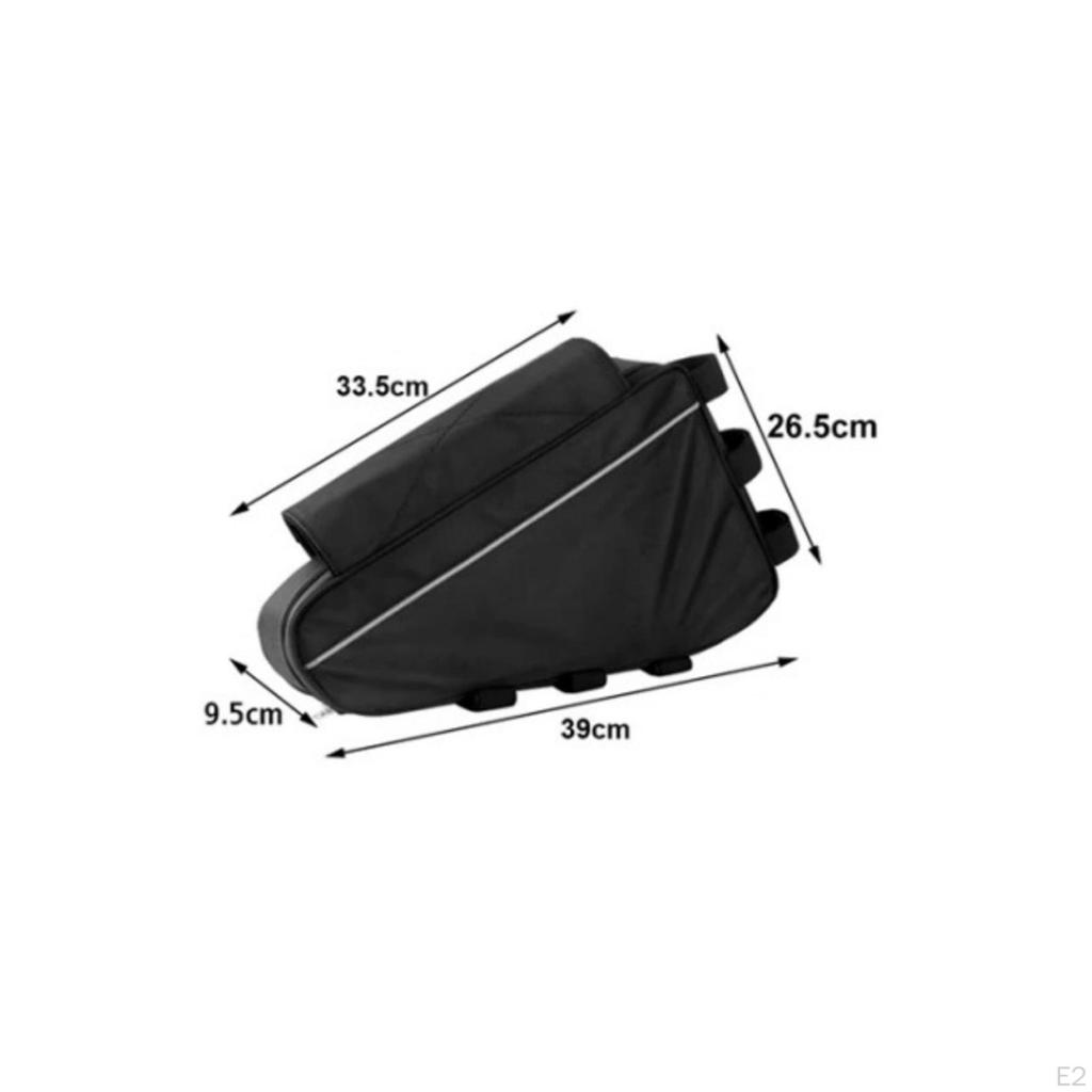 Fahrrad Rahmen Lagerung Tasche Dreieck Praktische Große Kapazität Strap auf Beutel Bike