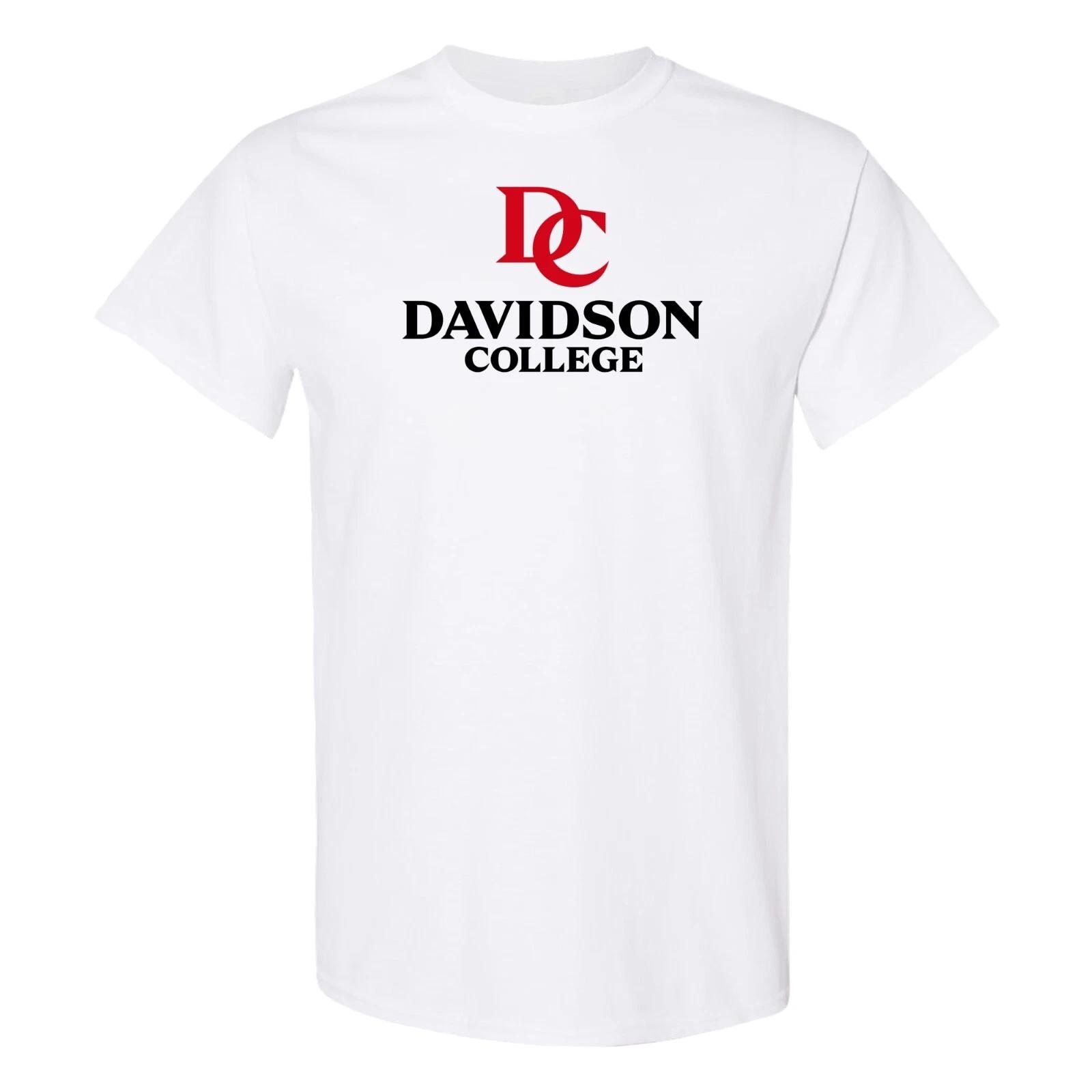 Davidson Wildcats Institutional Logo T-Shirt - White M