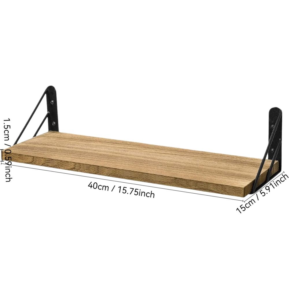 Modern Wall Mounted Floating Shelves Sturdy Versatile Wall Shelf Save Space Storage Rack Wall Decor