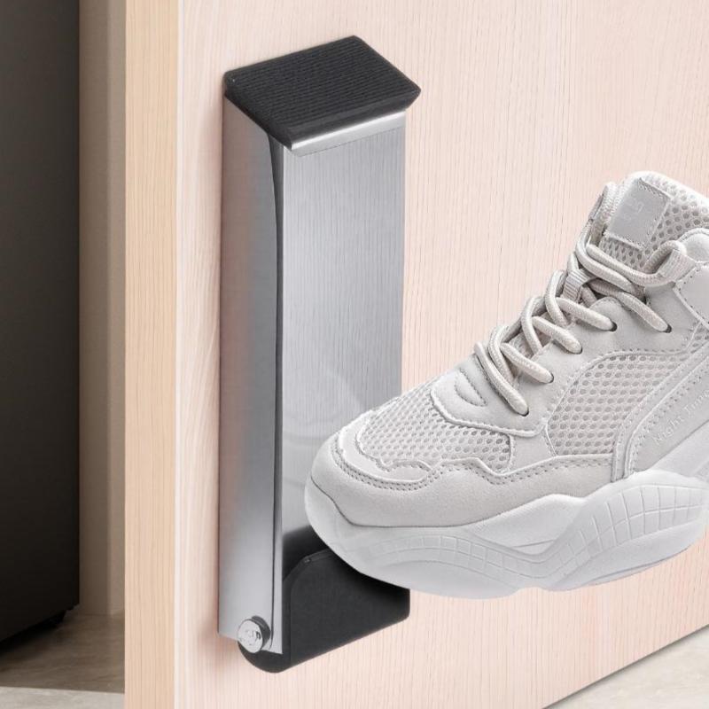 Heavy-Duty Metal Door Stopper Anti-Collision Windproof 1 Set Non-Slip Door Blocker for Home Office Hotel Use
