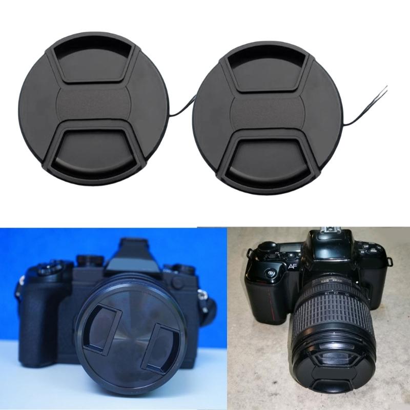 Lens Caps for 14-24mm f/2.8 S 112 Camera Lens Caps Stickers Dustproof Protective Cover with Lanyard Replacement