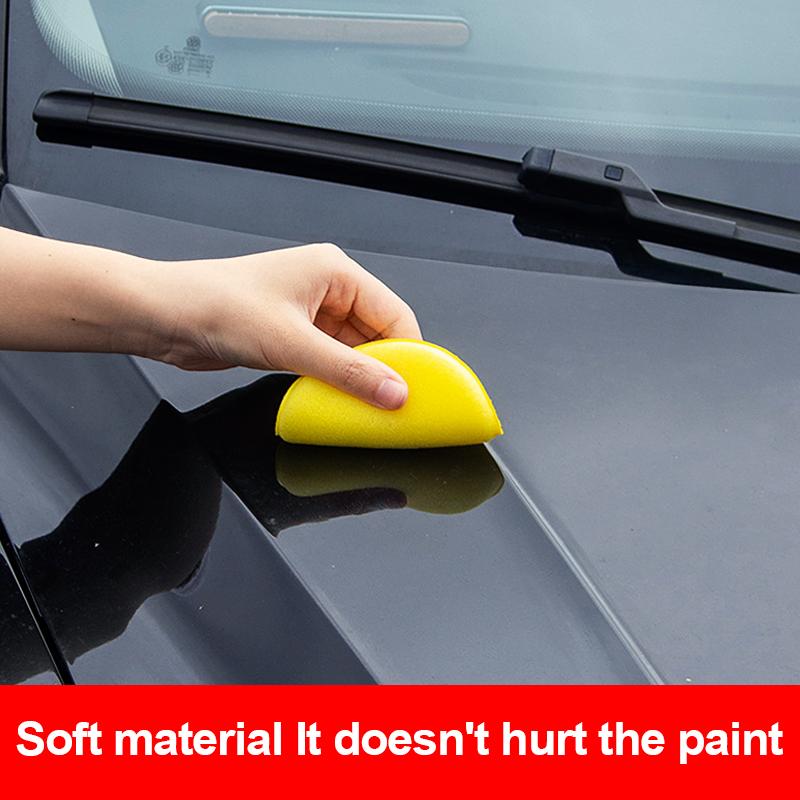 Car Foam Sponge Wax Applicator Cleaning Detailing Pads Car Waxing Polishing Pad Home Car Wash Care 10cm Car Cleaning Kit