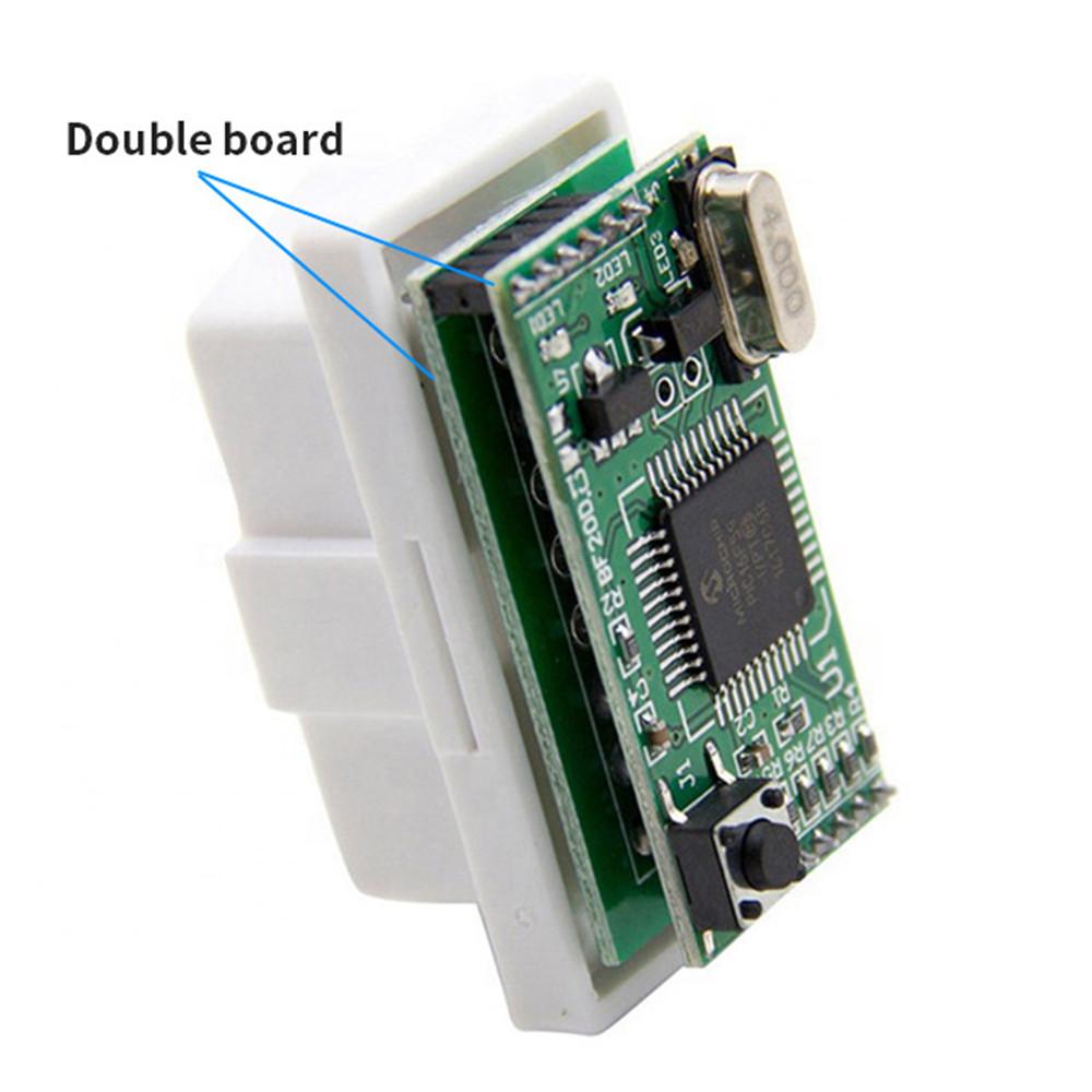 15% Oszczędność Paliwa EcoOBD2 Dla Samochodów Benzynowych Oszczędność Gazu Ekonomia Eco OBD2 Narzędzie Diagnostyczne Plug & Driver Podwójna Płytka Chip PIC16F59