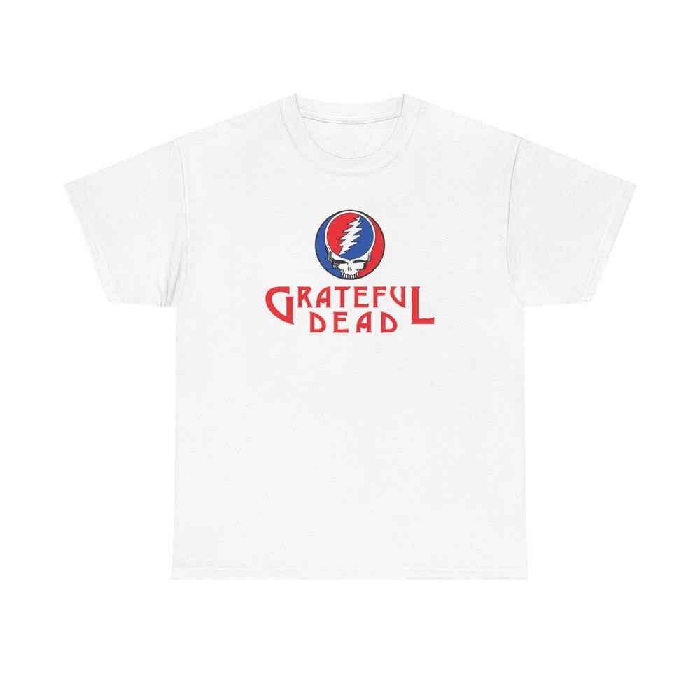Графическая футболка Grateful Dead Ретро Унисекс Тяжелый Хлопок Унисекс Футболка XXXXL