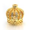 14*13mm Best Quality Brass Cubic Zirconia Tassel Cap Pendant Connector Charms, Mixed , Hole: 1.3mm, Model:VM9