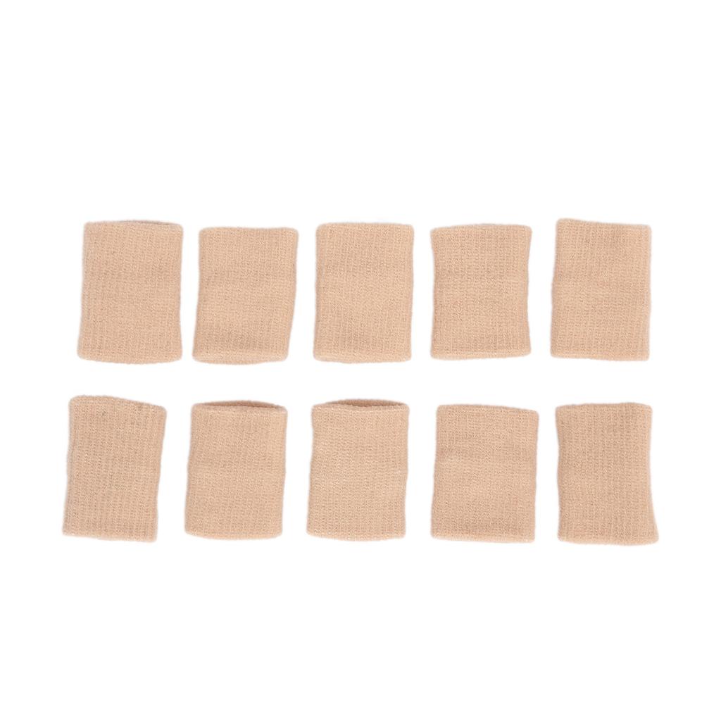 10Pcs Sport Finger Protectors Support Finger Brace Elastic Thumb Sves for Playing Basketball Sports