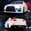 Cwlsev1 1:32 Mitsubishis Lancer Evo X 10 Alloy Car Model Diecast Metal Toy Vehicle Car Model Simulation Sound Light Collection Kids Gift