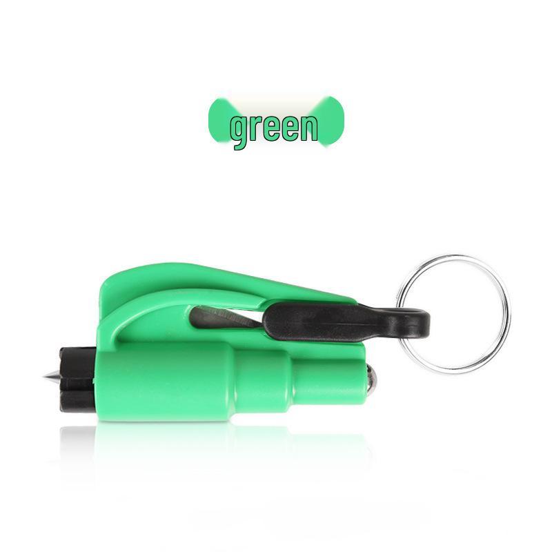 Three-in-One Car Keychain: Emergency Window Breaker and Escape Tool